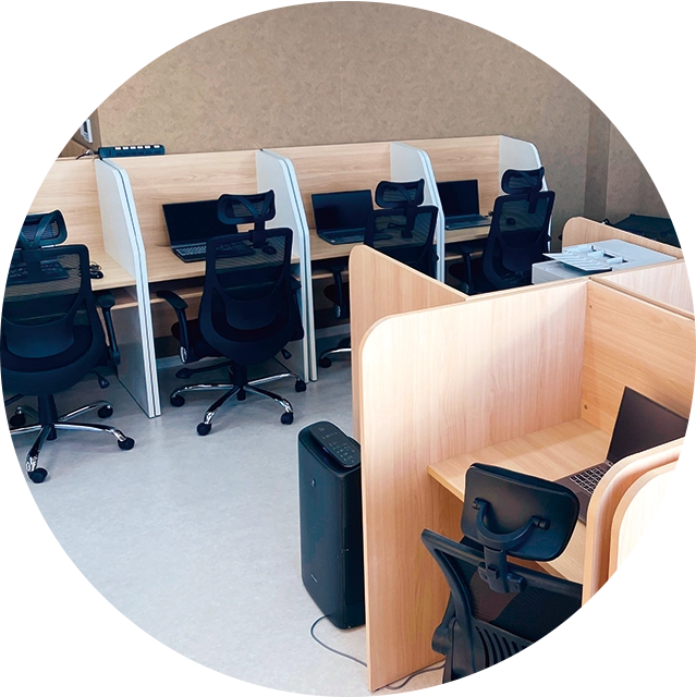 就労継続支援B型事業所 アントレールの内観