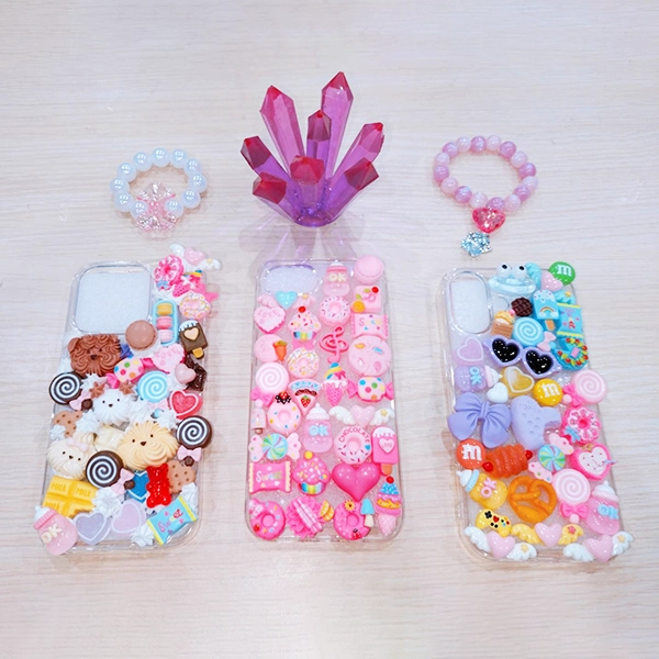 ハンドメイドのスマホケース